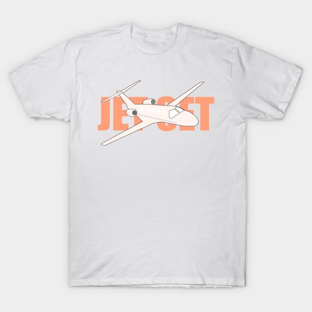 Jet set and ready to fly in a private jet T-Shirt by Toozidi T Shirts